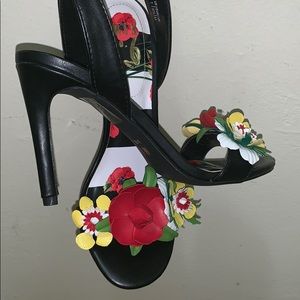 Floral heels